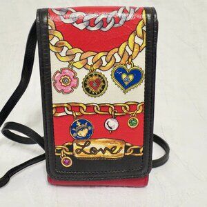 Brighton Leather Crossbody Wallet Phone Holder Organizer